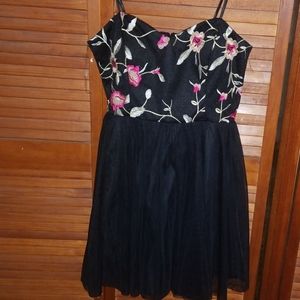 BlackSpaghetti strap dress